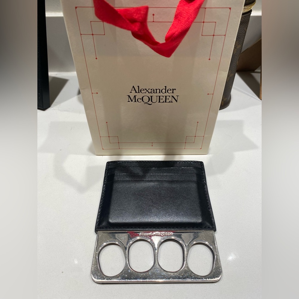 ALEXANDER MCQUEEN THE GRIP CARD HOLDER
